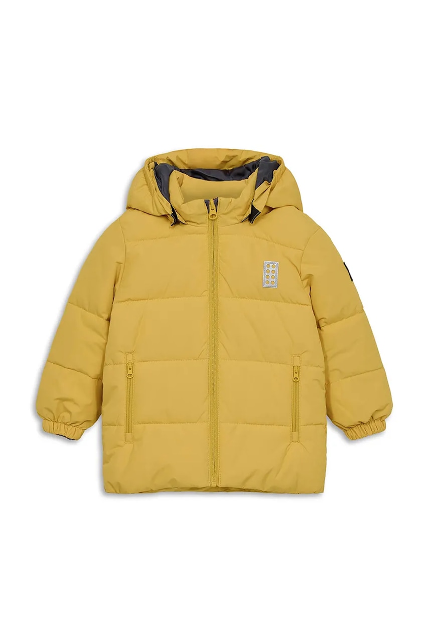 Lego geacă copii LWJOJO 703 culoarea galben, 11010916