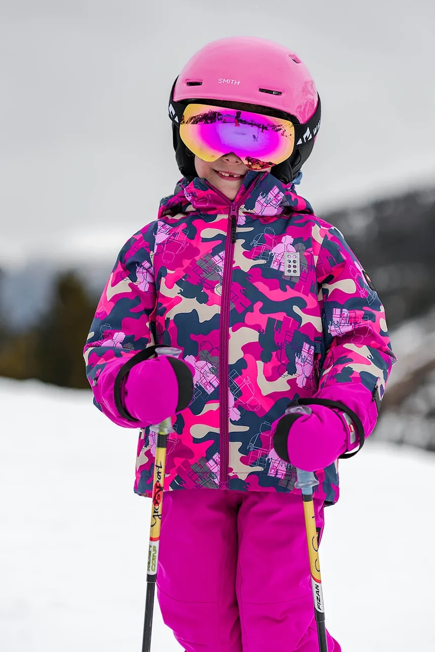 Lego geacă copii LWJAZ 808 culoarea roz, 11010967