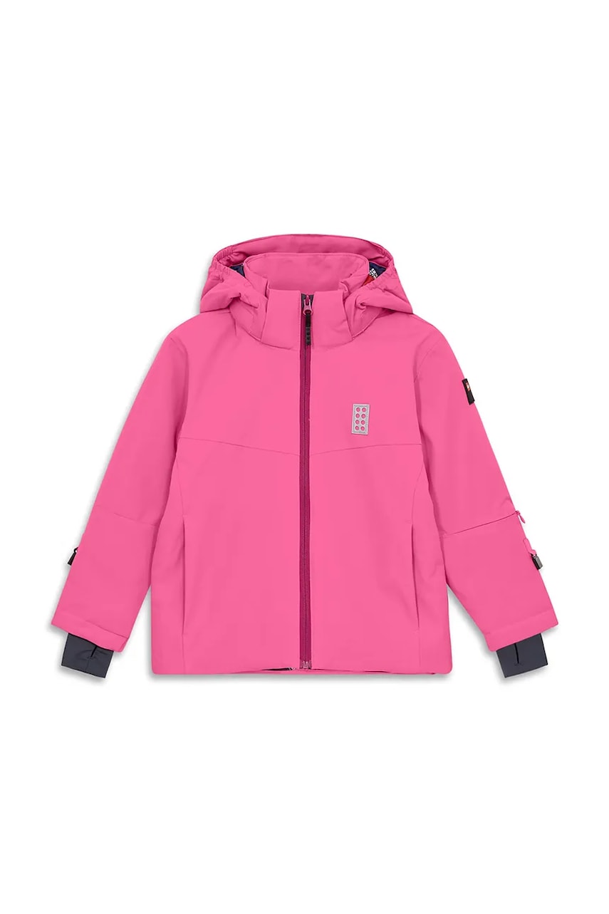 Lego geacă copii LWJAZ 802 culoarea roz, 11010971