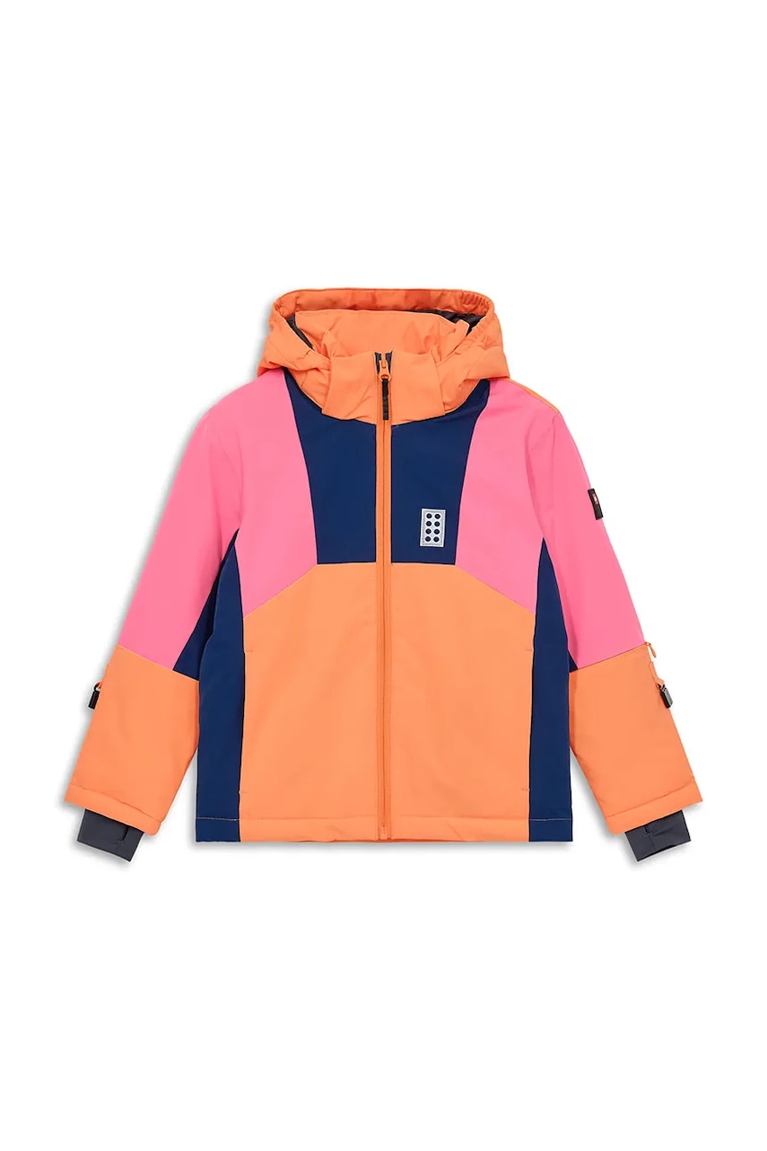 Lego geacă copii LWJAZ 801 culoarea portocaliu, 11010973