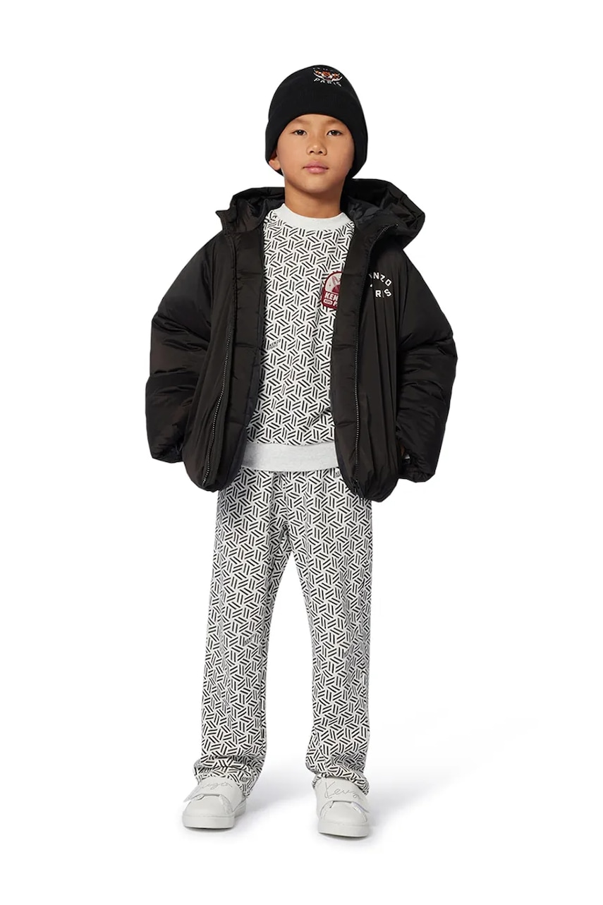 Kenzo Kids geacă copii culoarea negru, K61461