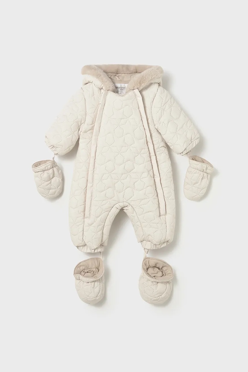 Mayoral Newborn combinezon bebe culoarea bej, 2615
