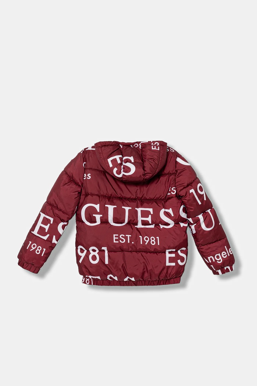 Детская куртка Guess цвет бордовый H5BJ00 WCFM0 Детская куртка Guess цвет бордовый H5BJ00 WCFM0
