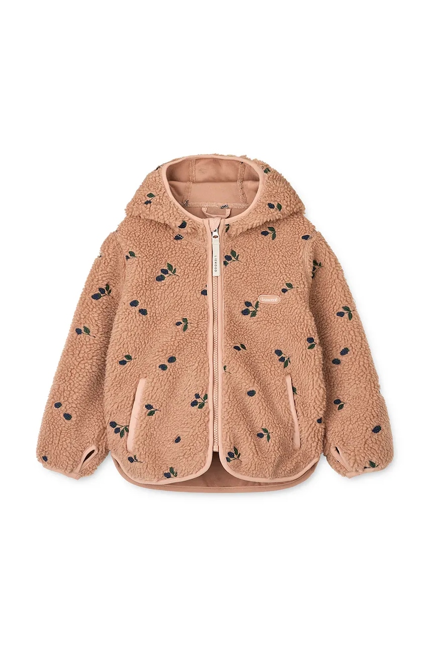 Liewood geacă copii Mara Pile Jacket culoarea portocaliu, LW18920