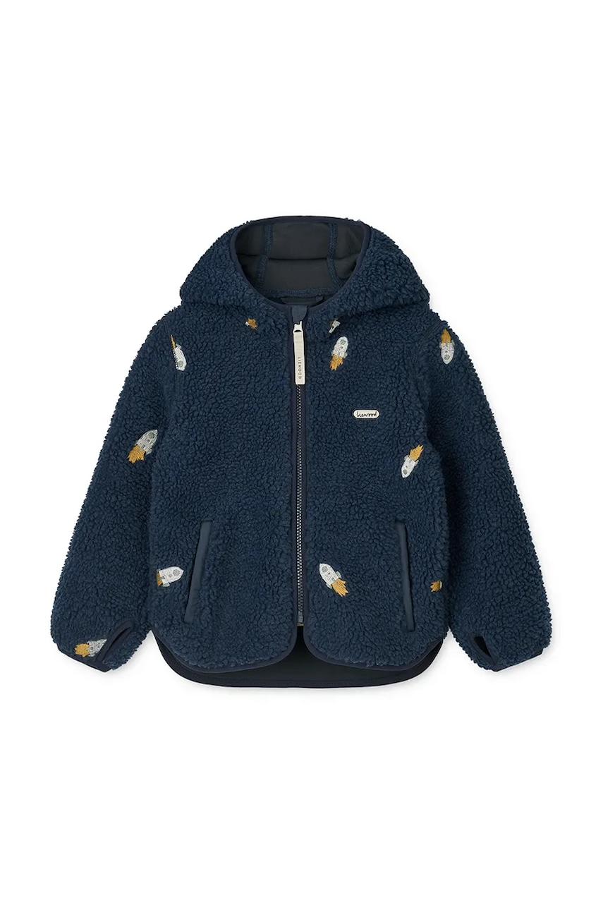 Liewood geacă copii Mara Pile Jacket culoarea bleumarin, LW18920