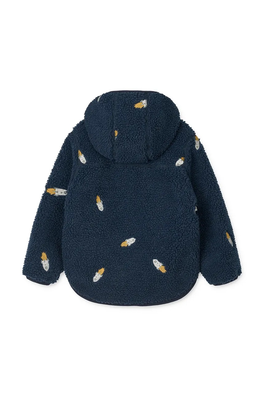 Детская куртка Liewood Mara Pile Jacket цвет синий LW18920