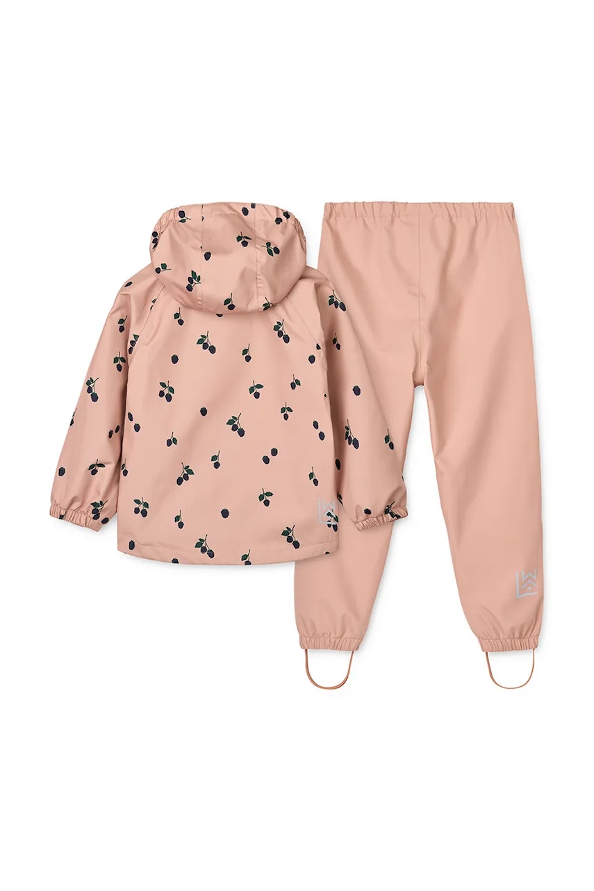 Детская куртка и брюки Liewood Pedia Rainwear Set цвет оранжевый LW19909 Детская куртка и брюки Liewood Pedia Rainwear Set цвет оранжевый LW19909