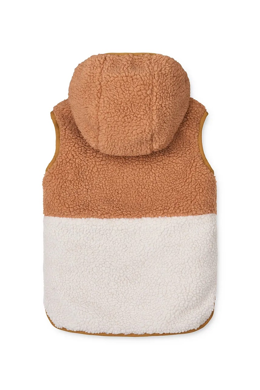 Детская двусторонняя жилетка Liewood Diana Reversible Vest цвет оранжевый LW20046