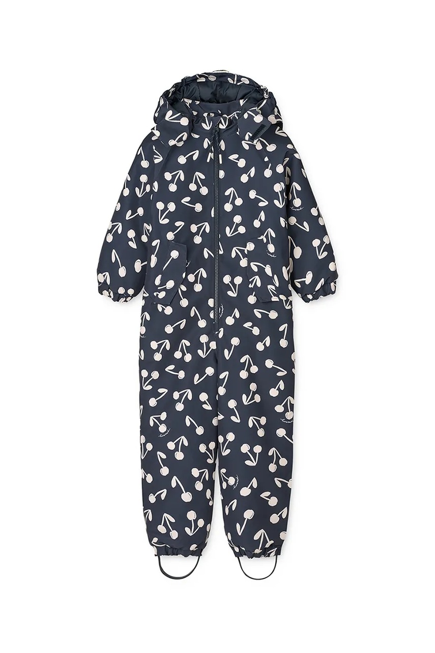 Levně Dětský overal Liewood Maddy Snowsuit tmavomodrá barva, LW20051