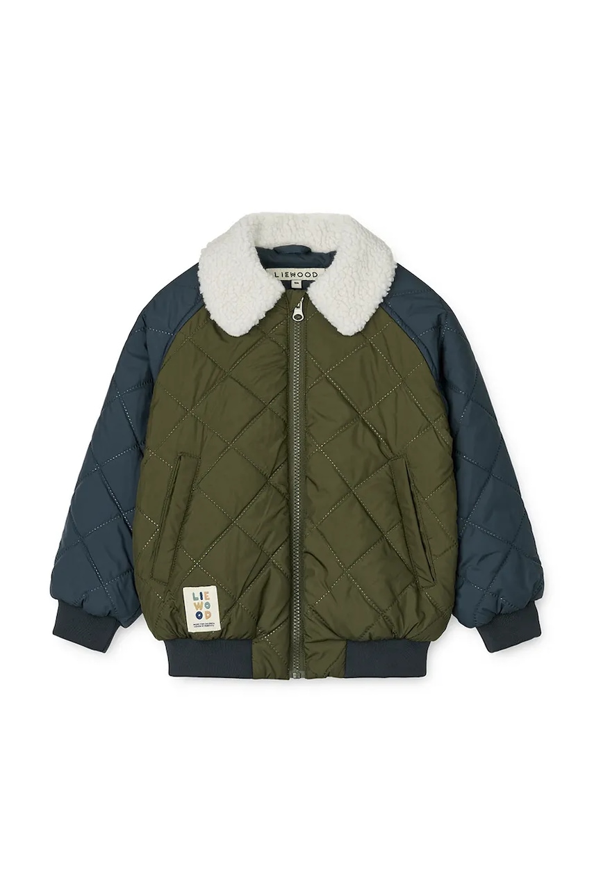 Liewood geacă copii Mira Jacket culoarea verde, LW20196