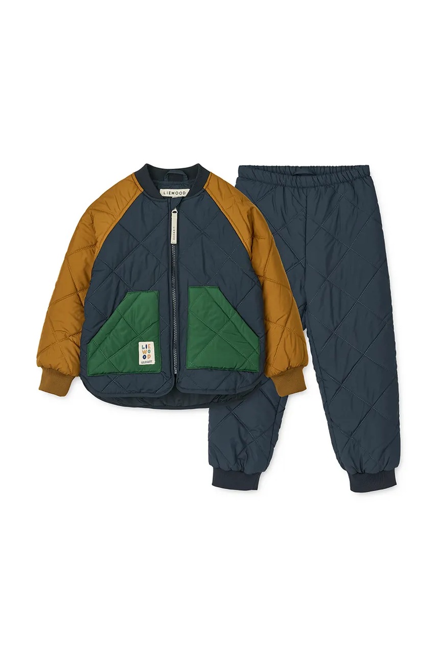 Детская куртка и брюки Liewood Zella Thermo Set цвет синий LW20272