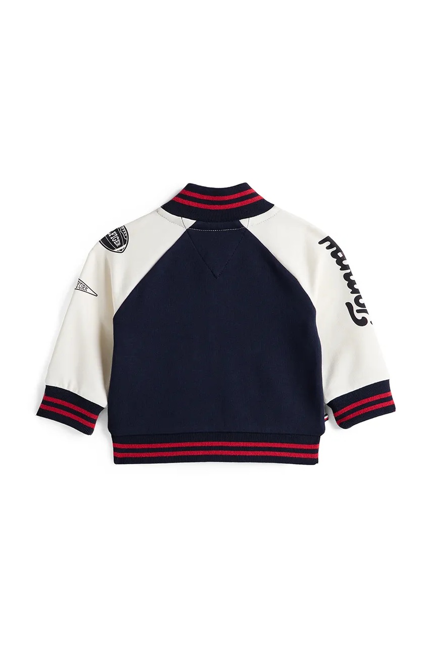 Детская куртка-бомбер Tommy Hilfiger цвет синий KN0KN02195
