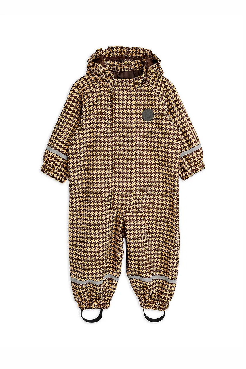 Mini Rodini salopetă copii culoarea bej, 11000278 Mini Rodini salopetă copii culoarea bej, 11000278