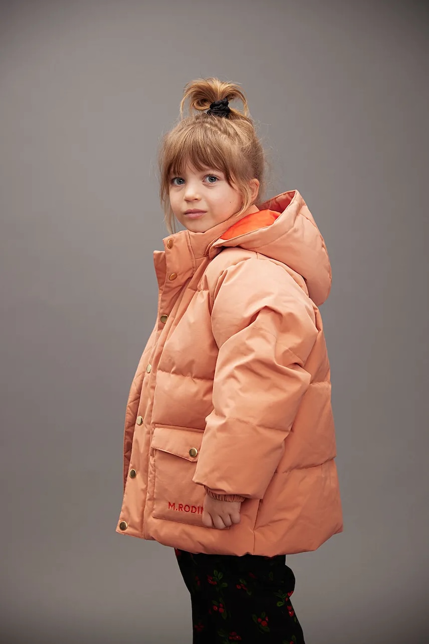 Mini Rodini geacă copii culoarea portocaliu, 25710111