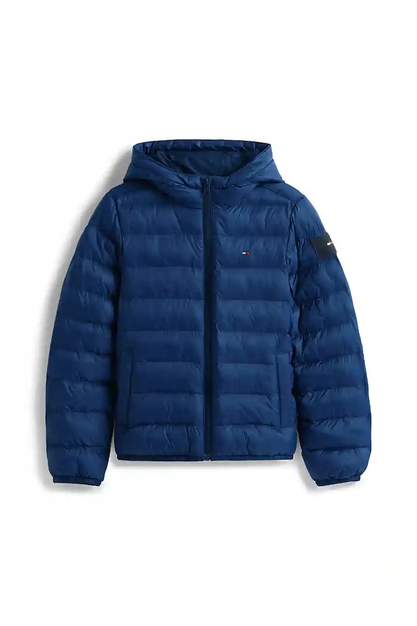 Детская куртка Tommy Hilfiger цвет синий KS0KS00584 Детская куртка Tommy Hilfiger цвет синий KS0KS00584