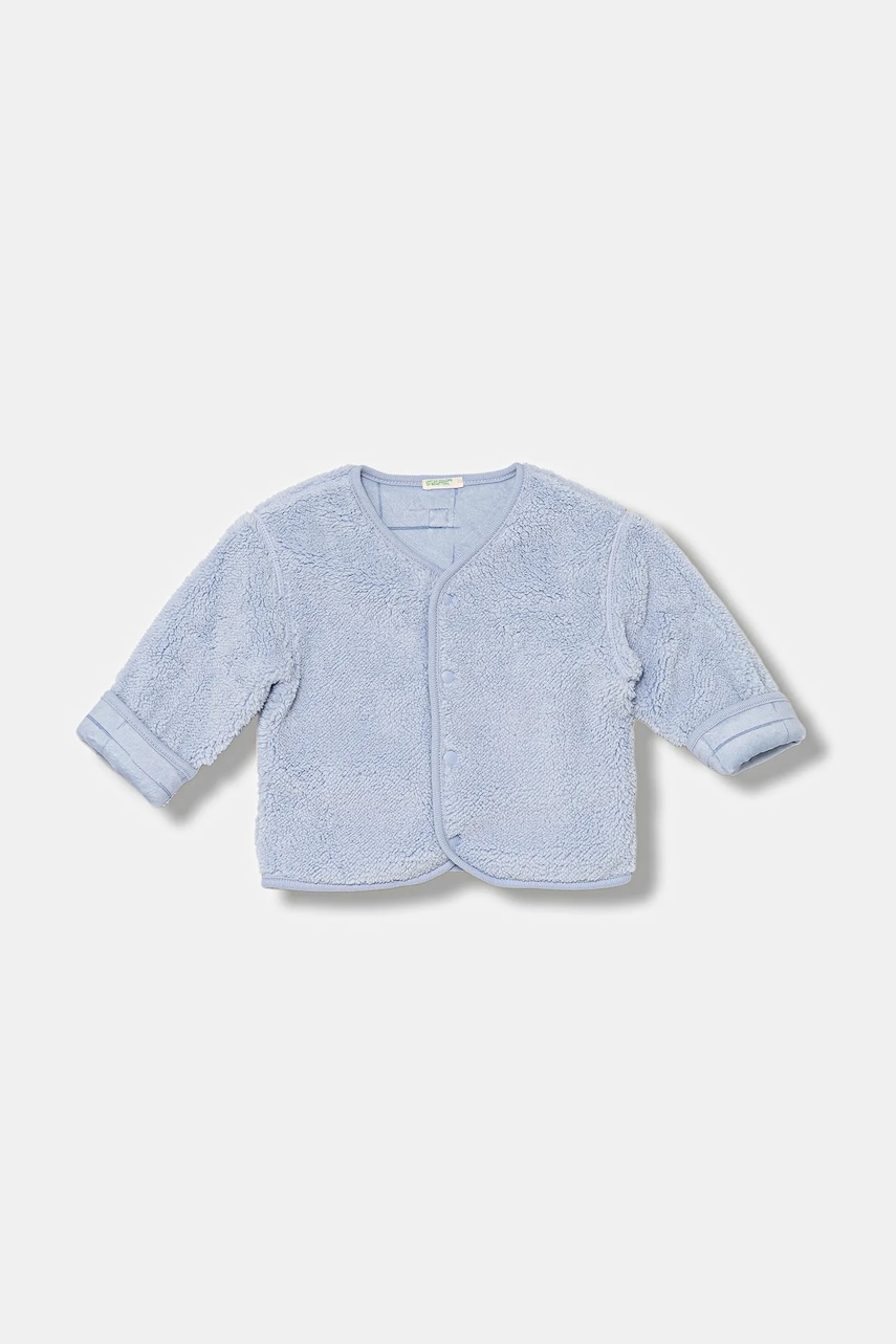 United Colors of Benetton bluză cu doua fete copii uni, 3EKNA501R