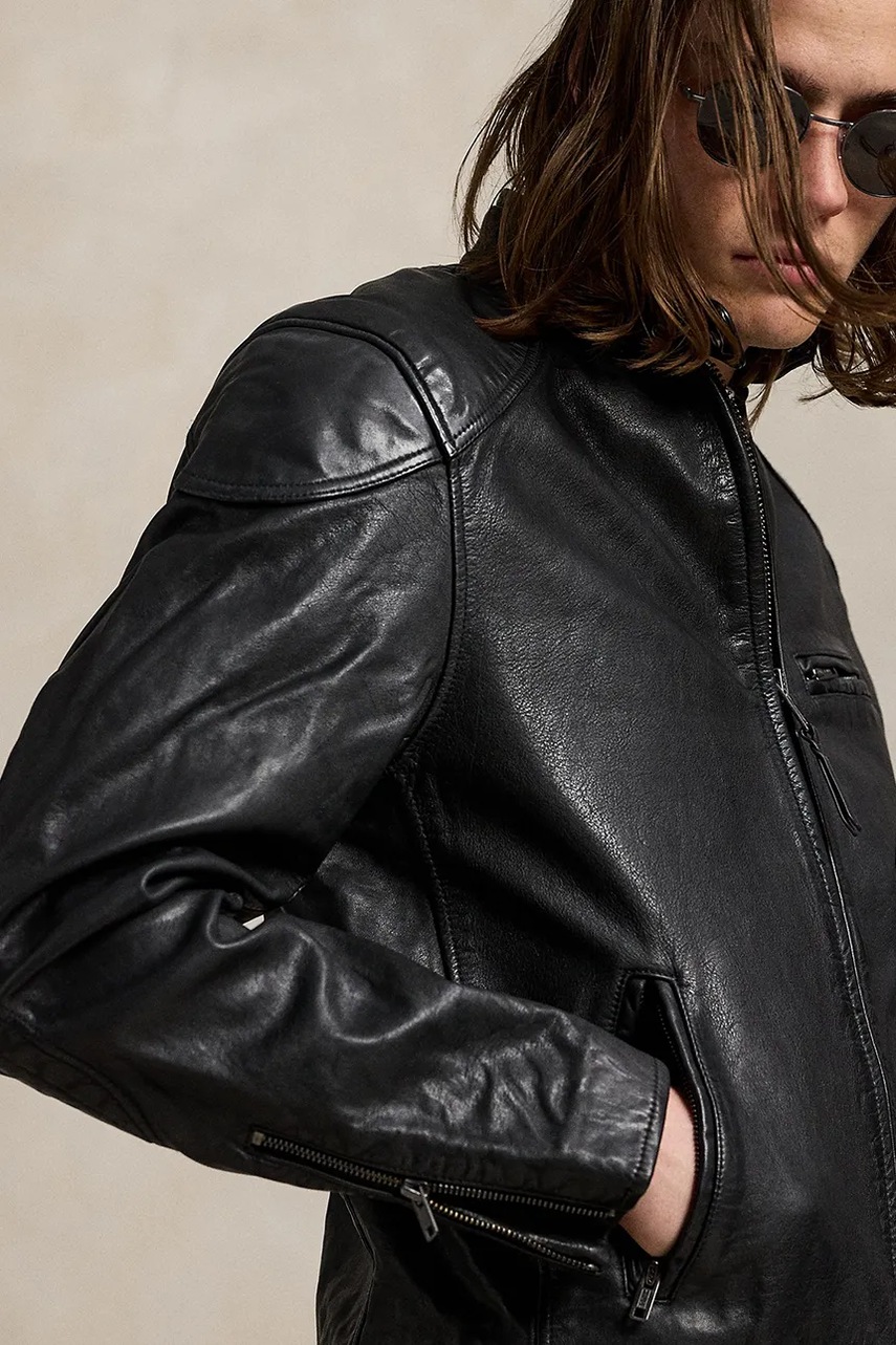 Kožená bunda Polo Ralph Lauren (obrázek 4)