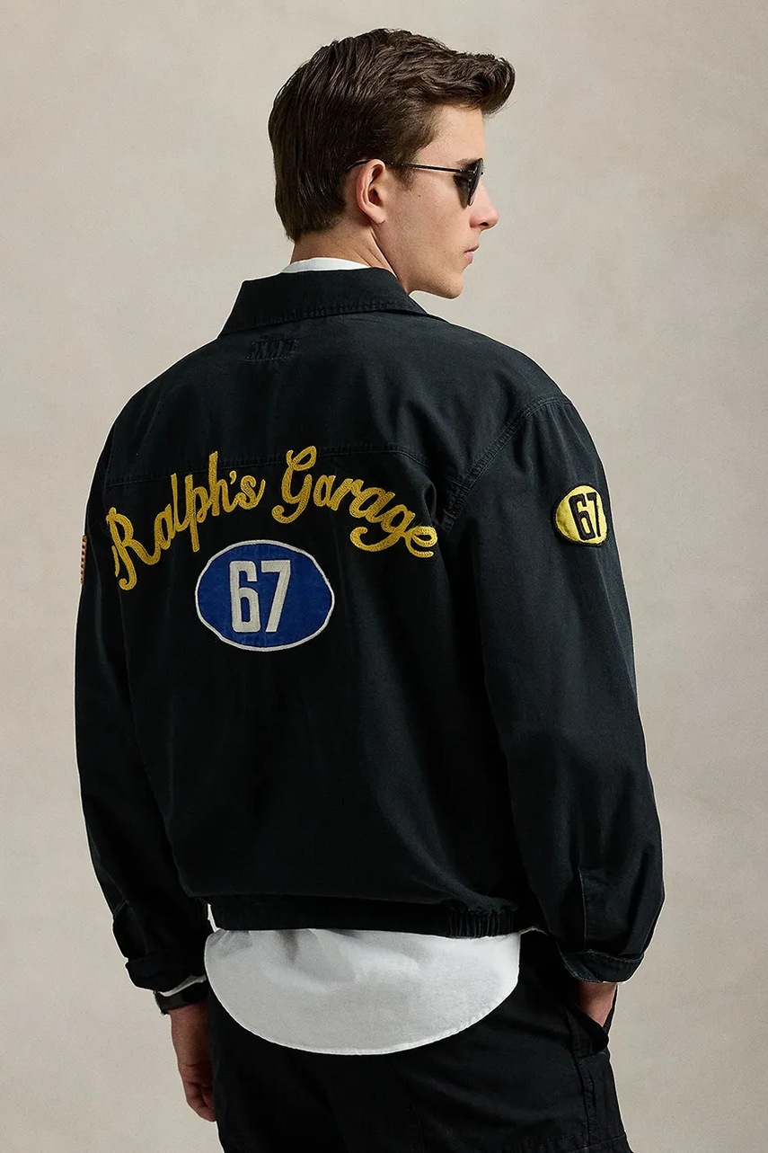 Куртка Polo Ralph Lauren Lngmr Wb Unlined цвет чёрный переходная oversize 710970586