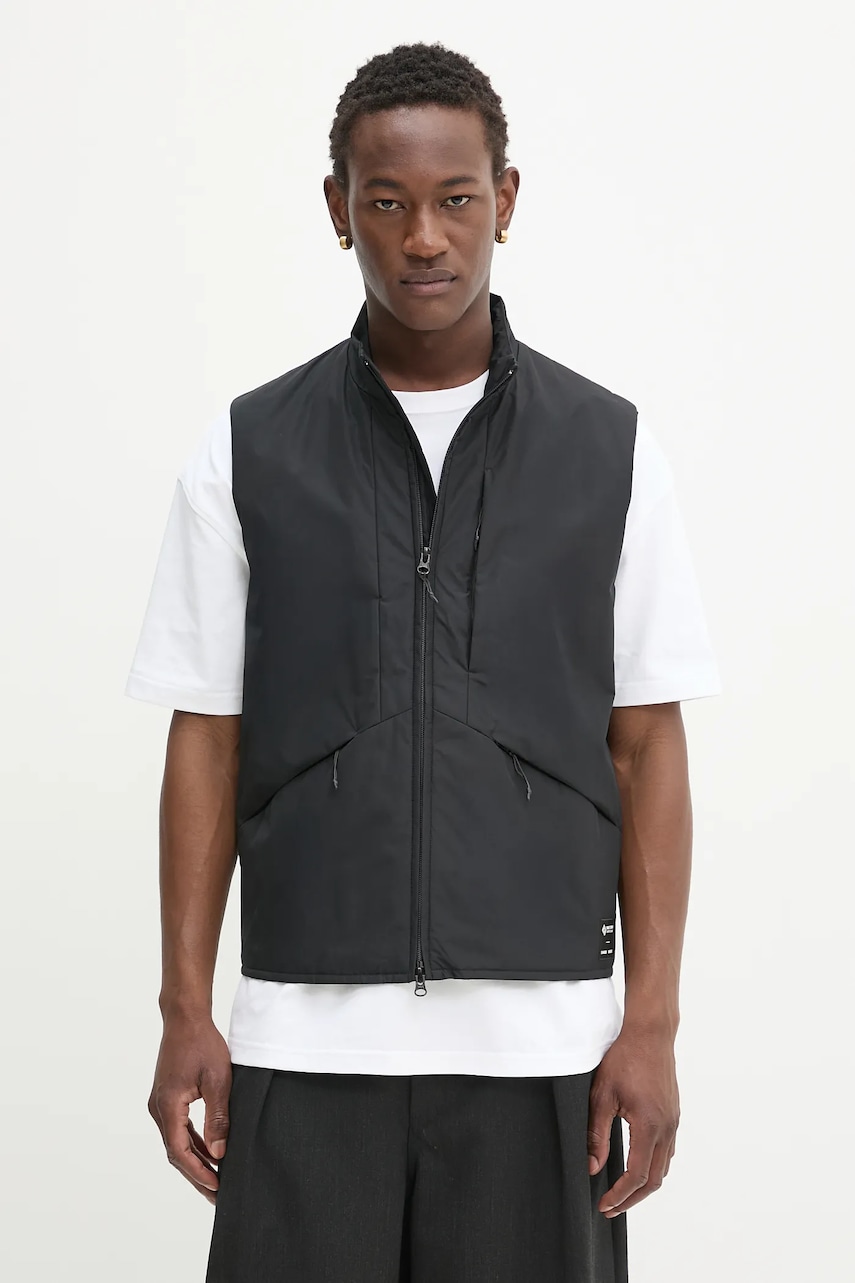 Samsoe Samsoe vestă SACHRIS culoarea negru, de tranziție, M25200002