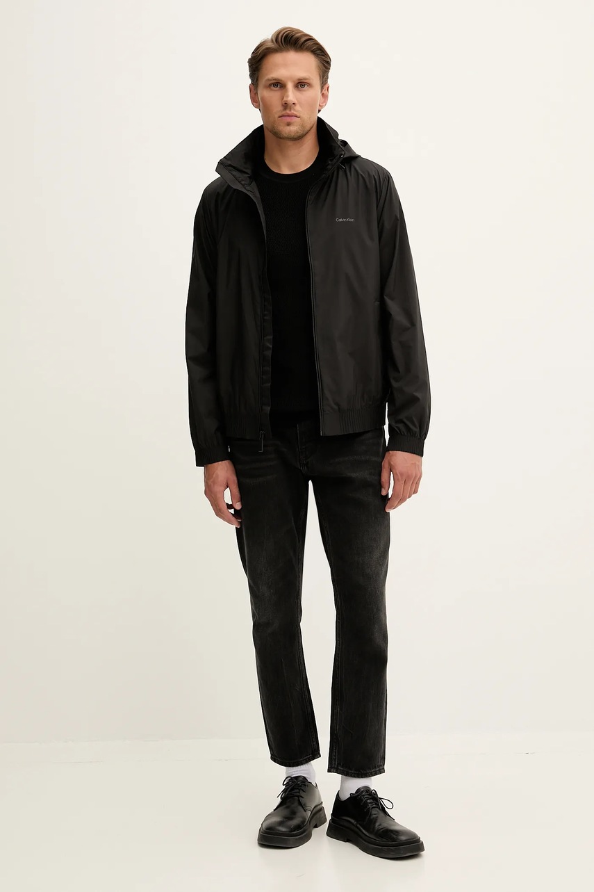 Куртка Calvin Klein цвет чёрный демисезонная LV04LC511G