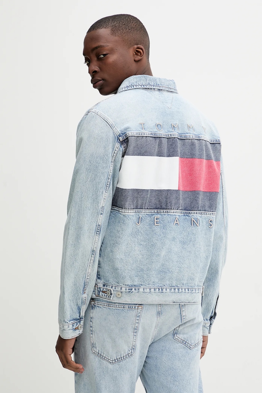 Tommy Jeans geacă jeans de tranziție, DM0DM21242