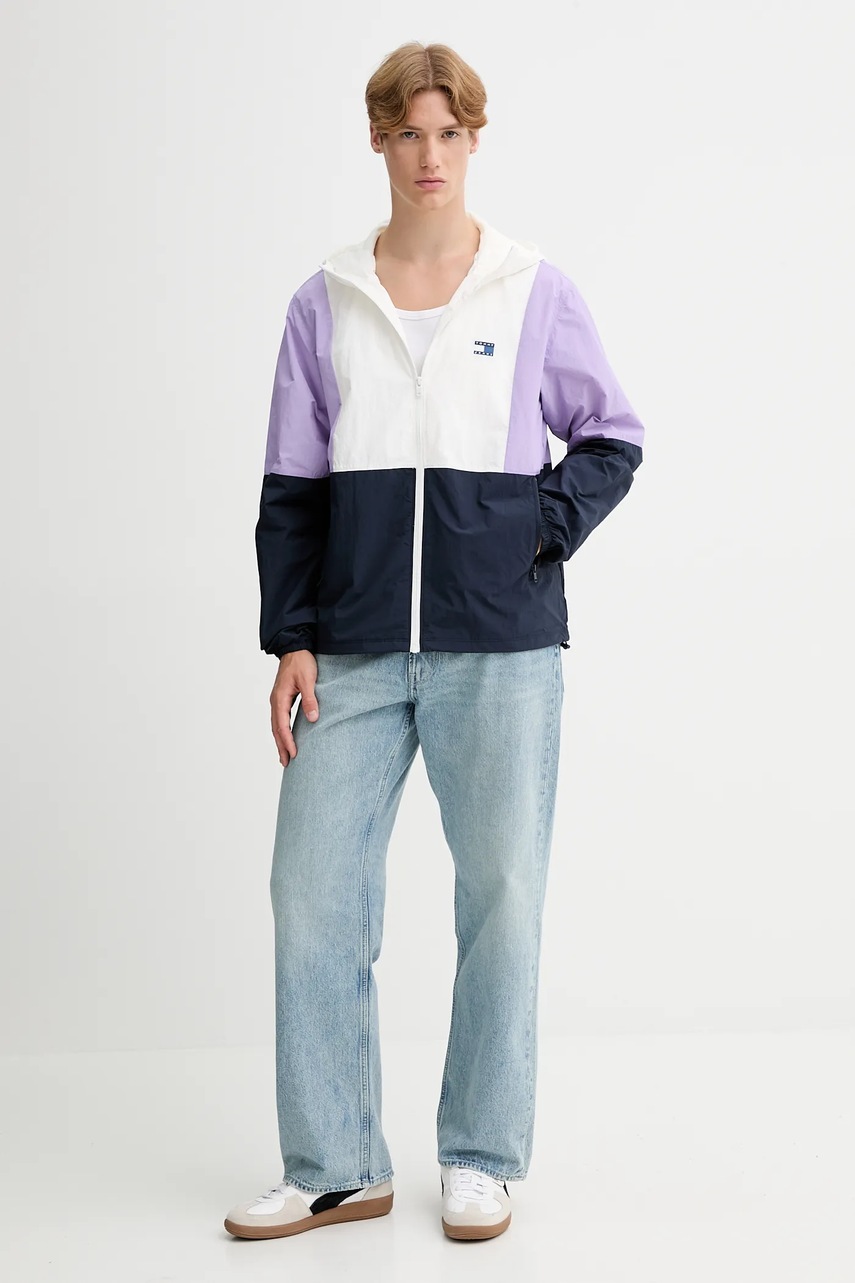 Куртка Tommy Jeans цвет синий переходная DM0DM21393