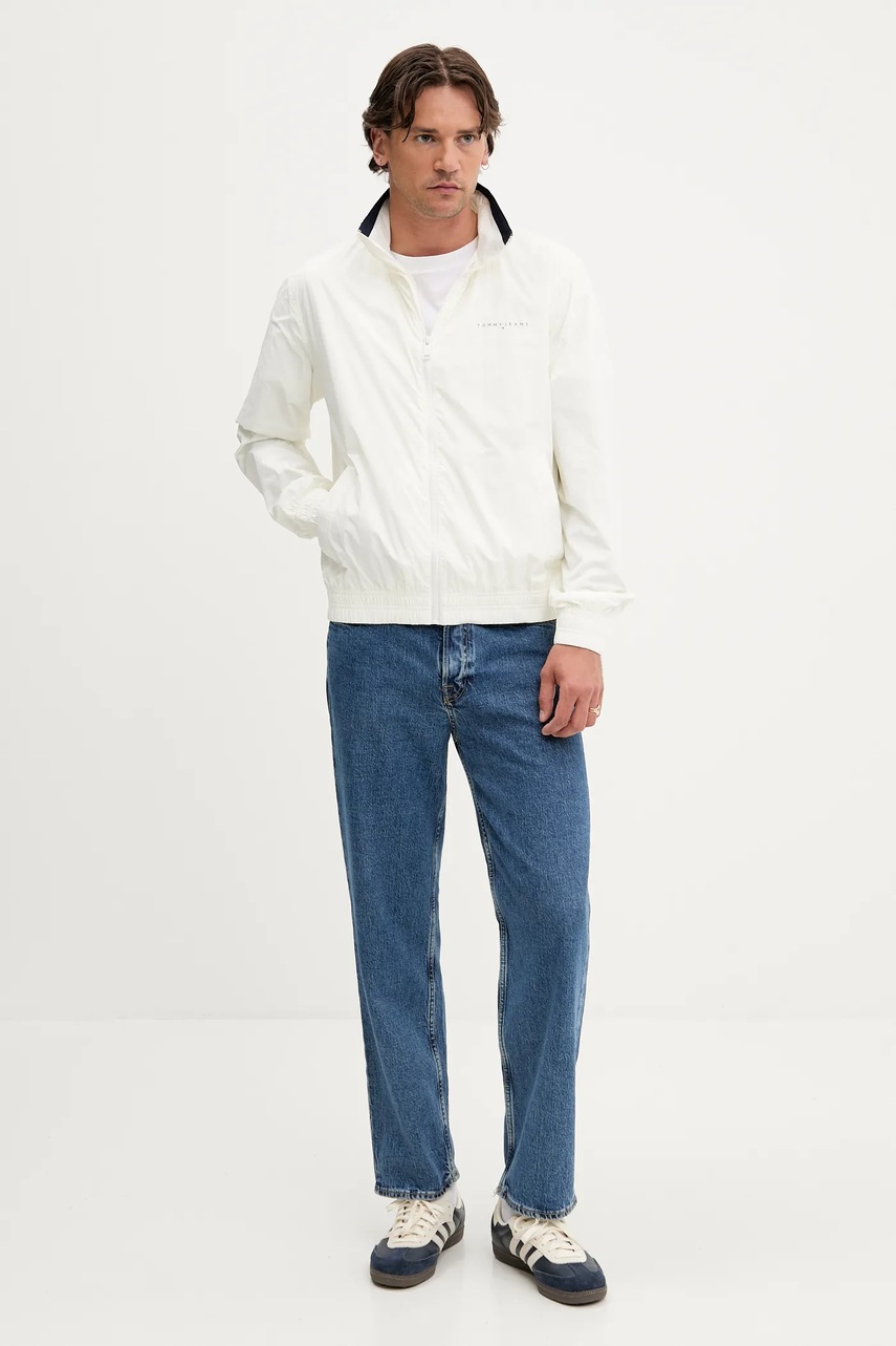 Куртка Tommy Jeans цвет бежевый переходная DM0DM21667