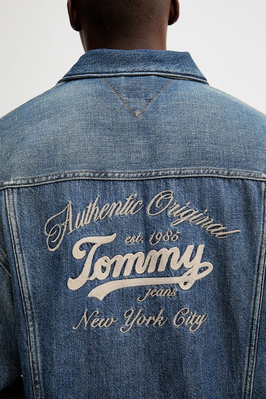 Rifľová bunda Tommy Jeans