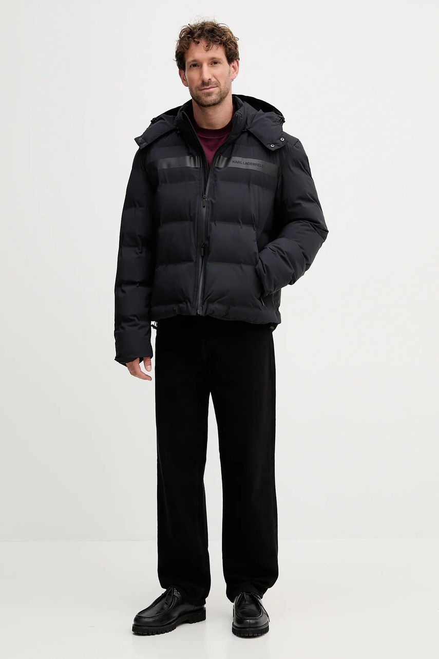 Куртка Karl Lagerfeld цвет чёрный зимняя 553583.505038