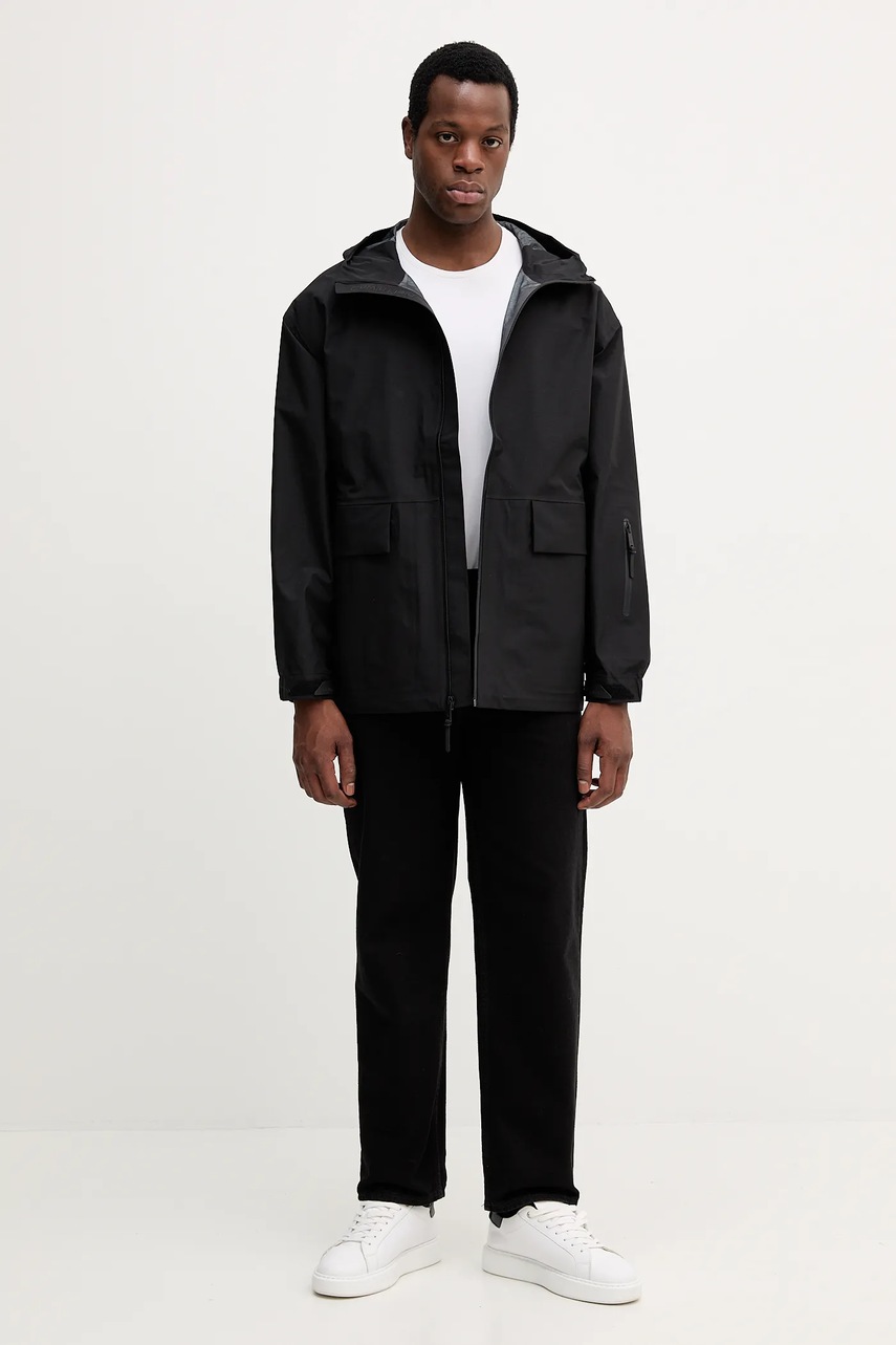 Куртка Calvin Klein Jeans цвет чёрный демисезонная oversize LV04RC509G