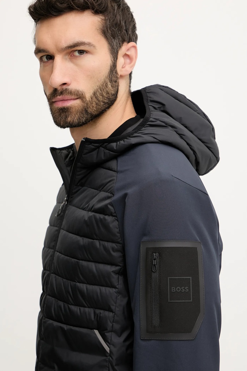 Μπουφάν BOSS Green Bashinah χρώμα: ναυτικό μπλε, 50541032 φωτογραφία