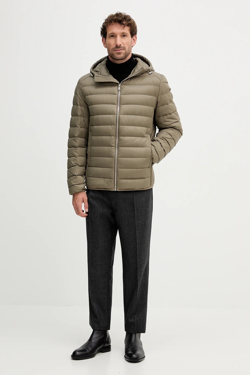 Пуховая куртка BOSS цвет синий демисезонная 50540450