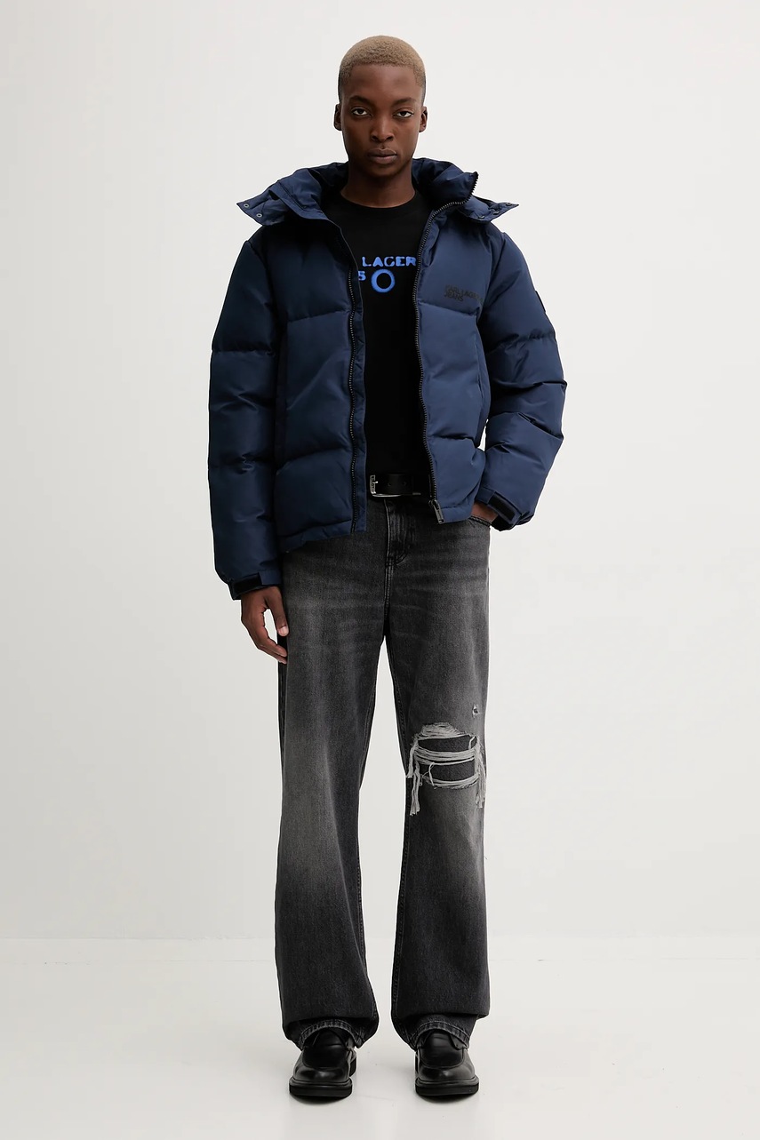 Куртка Karl Lagerfeld Jeans цвет чёрный зимняя A3M15033