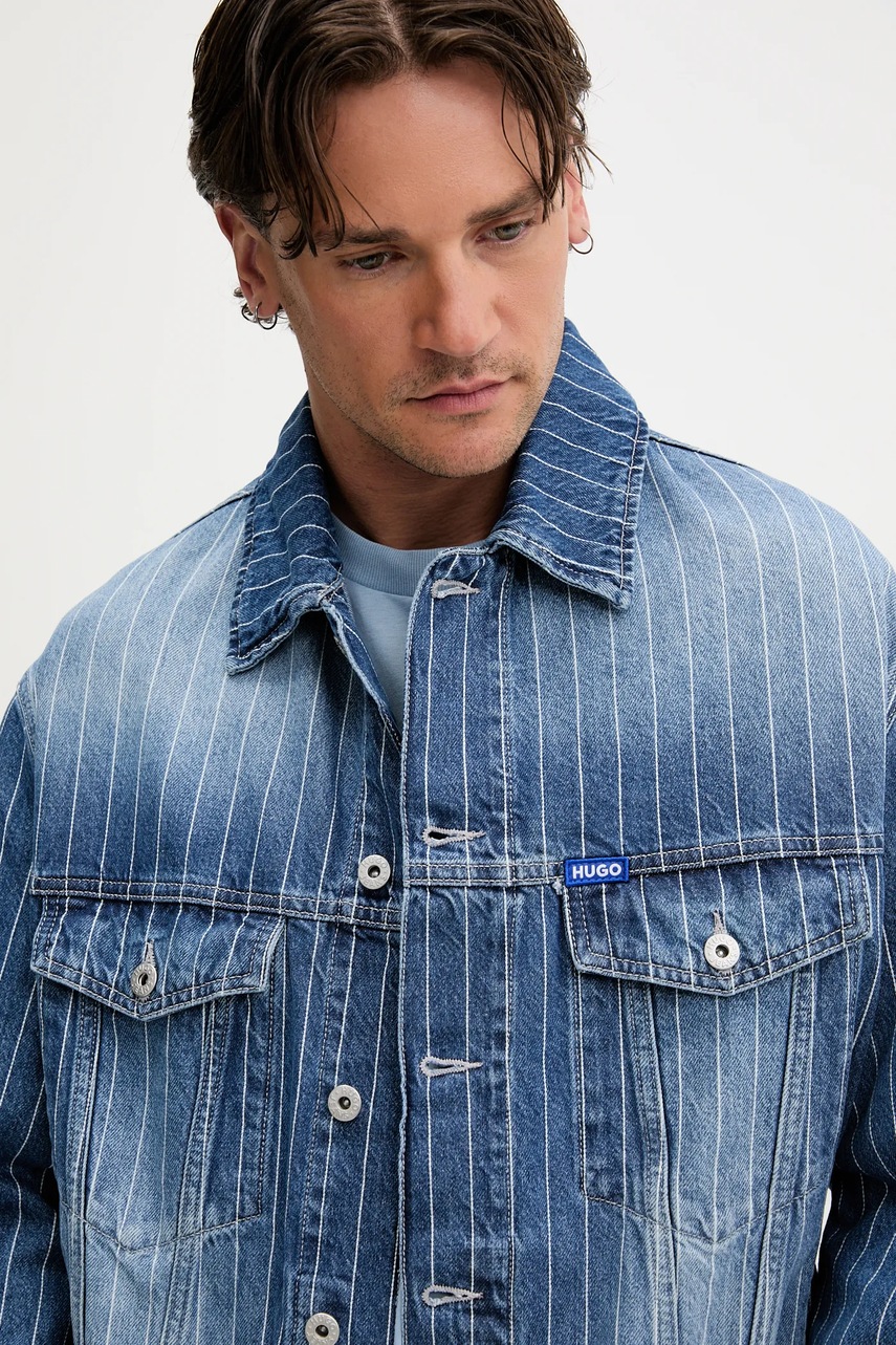 Džínová bunda Hugo Blue Kirkby (obrázek 4)