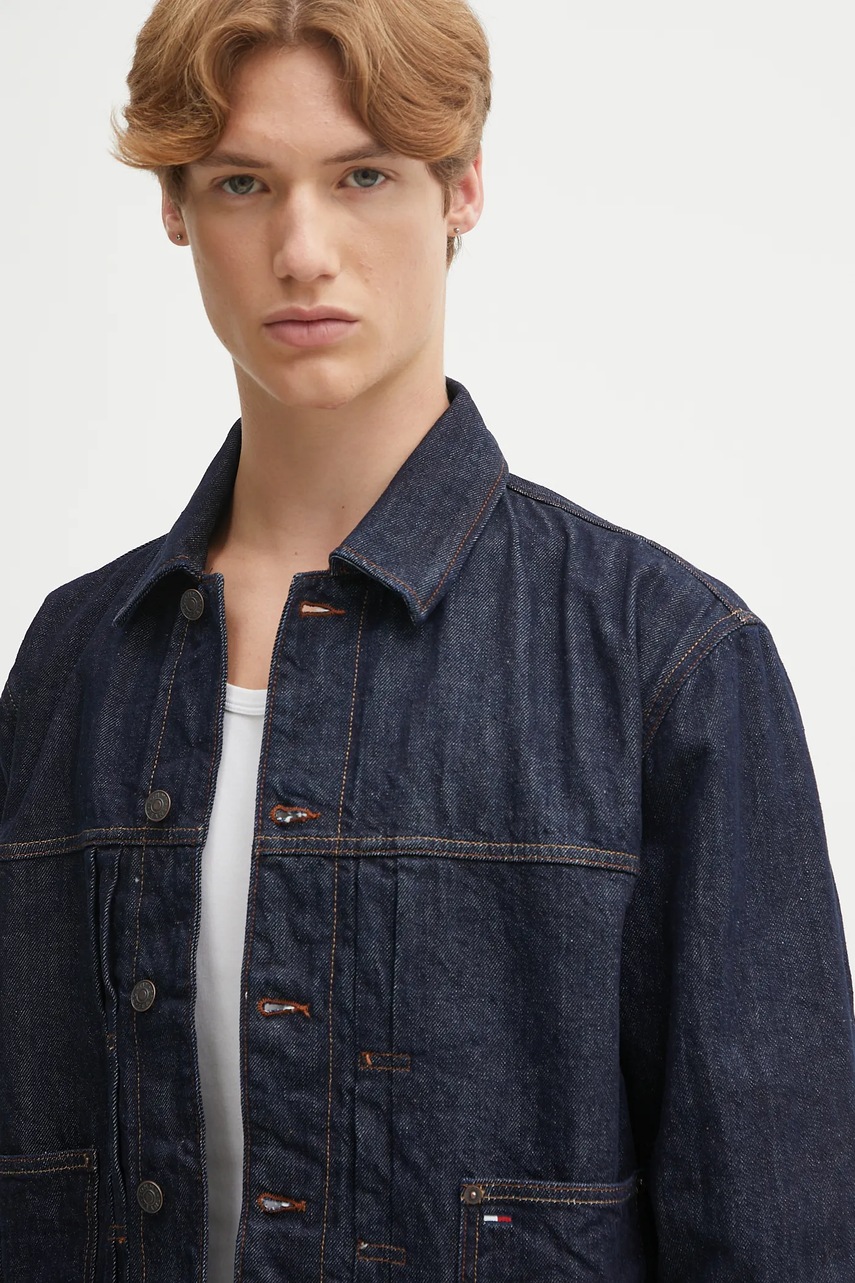 Rifľová bunda Tommy Jeans