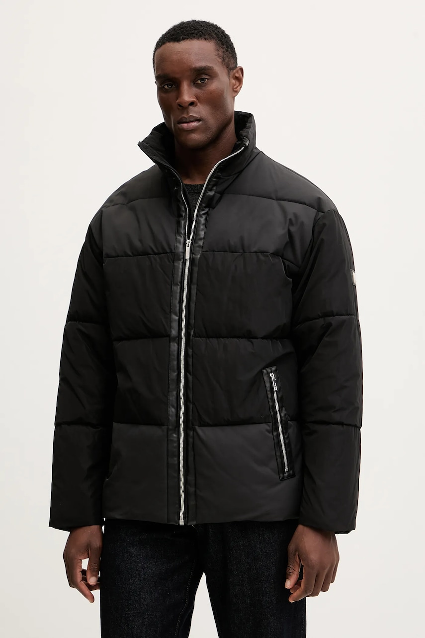 Karl Lagerfeld geacă culoarea negru, de iarnă, 554501.505011