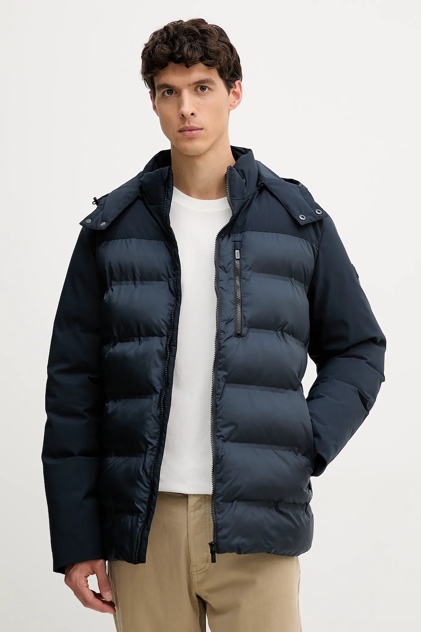 Karl Lagerfeld geacă culoarea bleumarin, de iarnă, 554596.505029