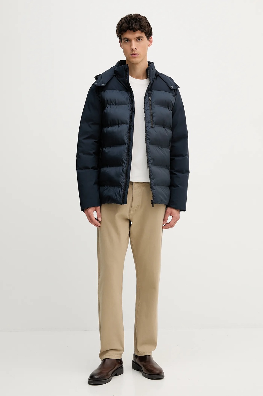 Куртка Karl Lagerfeld цвет синий зимняя 554596.505029