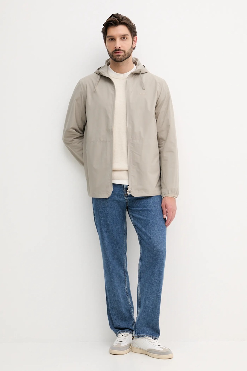 Куртка Barbour NEWHILL цвет бежевый переходная MSP0149