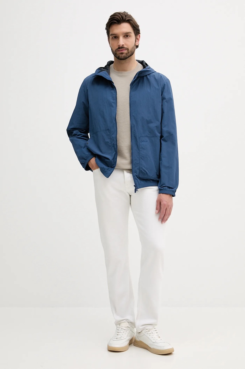 Куртка Barbour RIVERDALE цвет синий демисезонная MSP0150