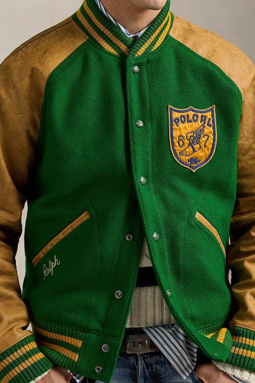 Bunda Polo Ralph Lauren Lttrmn Jkt Lined