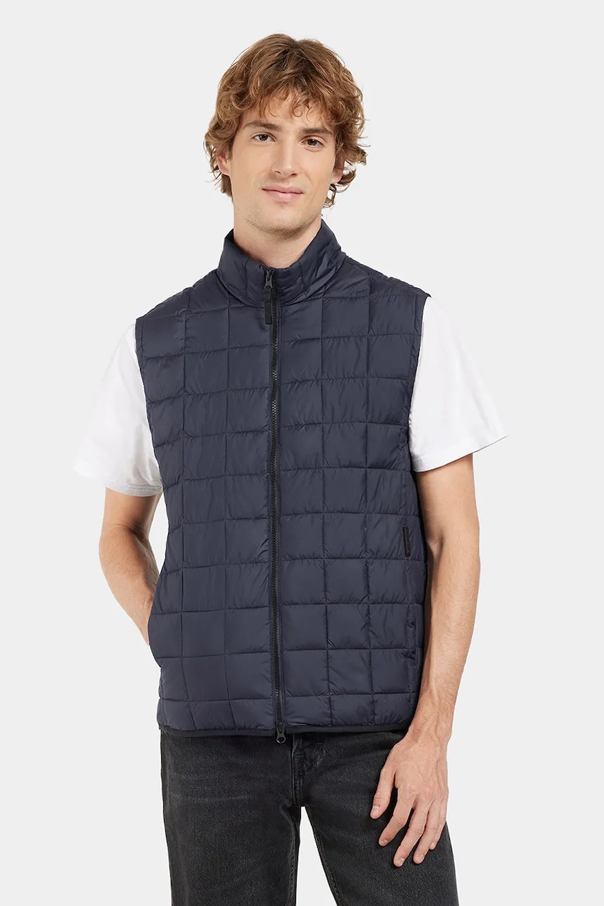 Didriksons vestă copii SAMUEL culoarea bleumarin, de tranziție, 505697