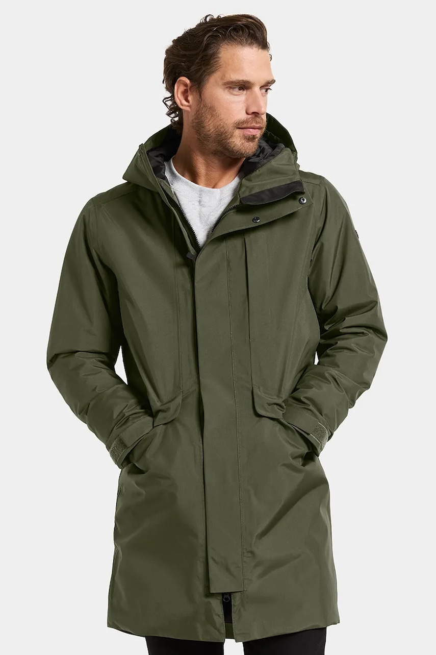 Didriksons geacă KENNY culoarea verde, de iarnă, 505937