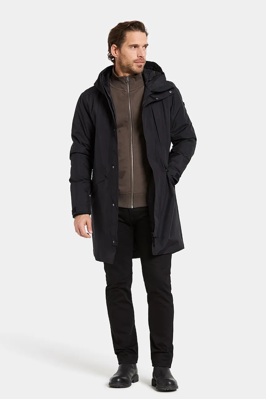 Didriksons geacă KENNY culoarea negru, de iarnă, 505937