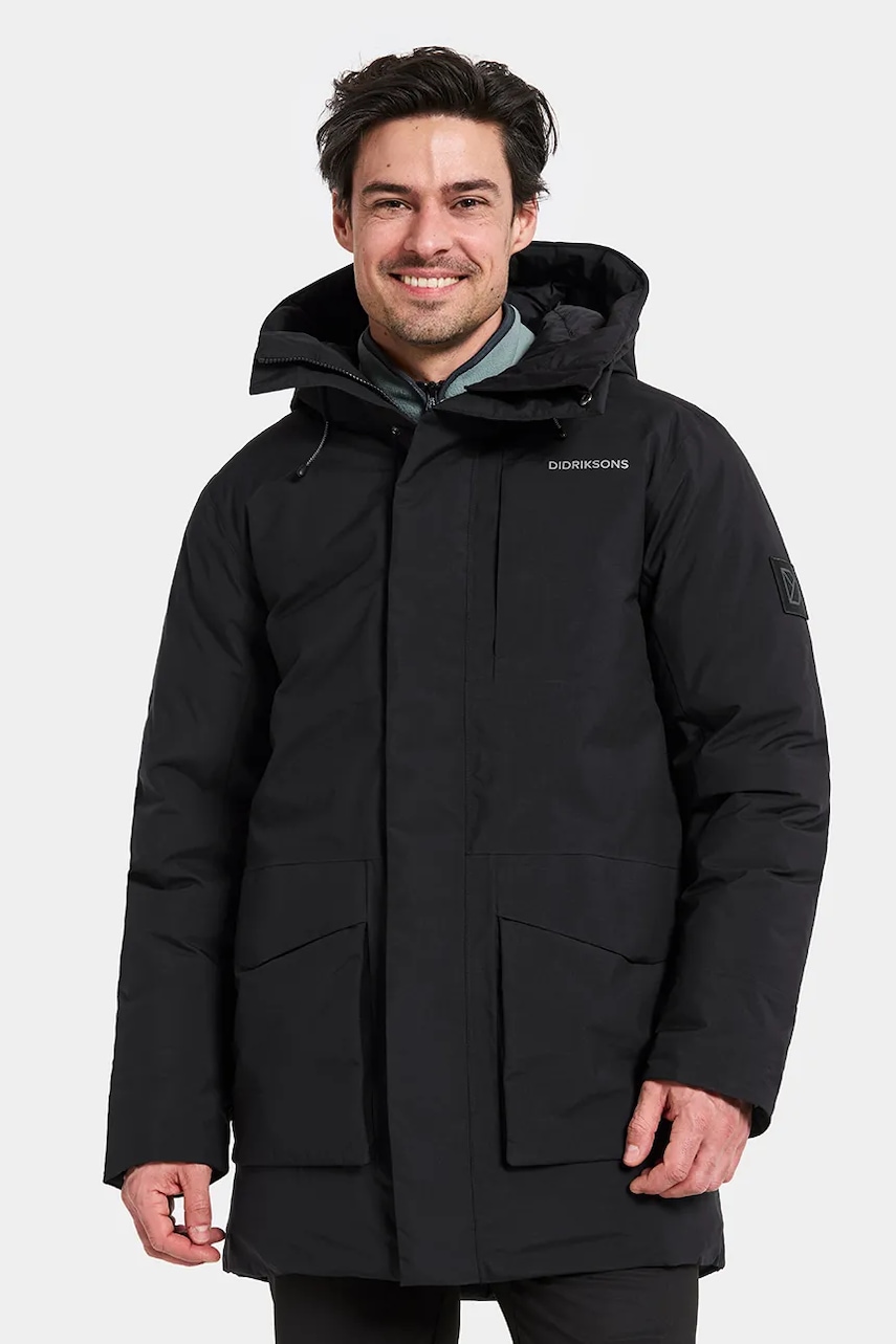 Didriksons geacă AKILLES culoarea negru, de iarnă, 505964