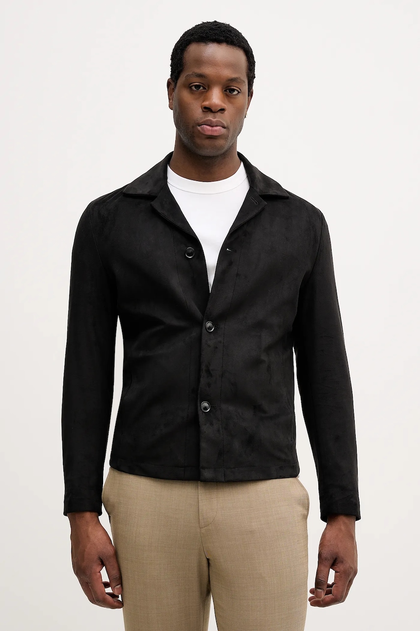 Sisley geacă culoarea negru, de tranzitie, 2WFNSW02G