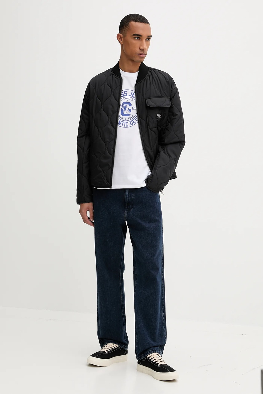 Куртка Guess Jeans цвет чёрный демисезонная M5YL28 WHG02