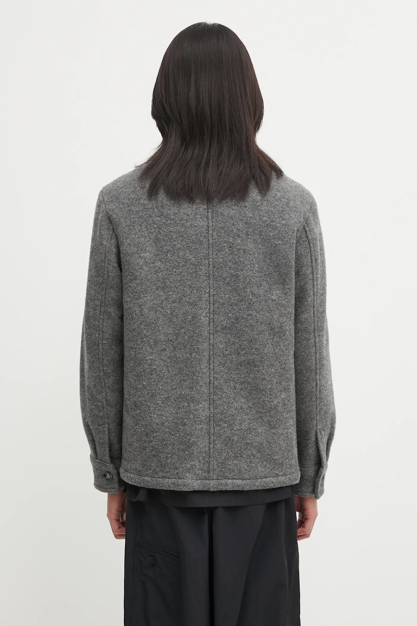 Vlnená bunda A.P.C. veste emile logo