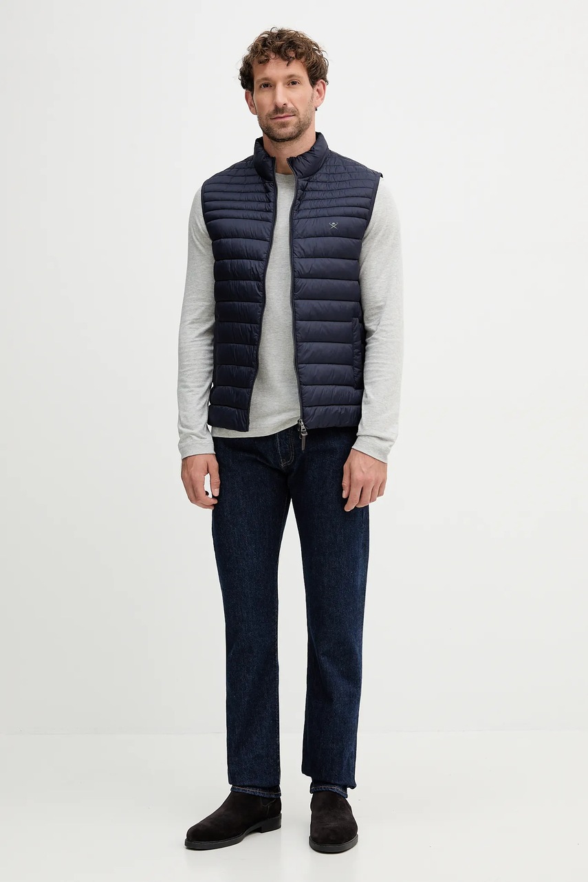 Безрукавка Hackett London цвет синий демисезонная HM4000044