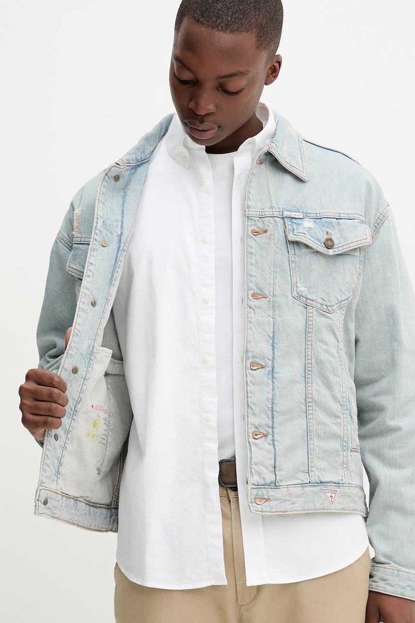 Τζιν μπουφάν Guess Jeans φωτογραφία